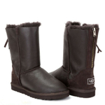 Угги Tall Zip Metallic Chocolate