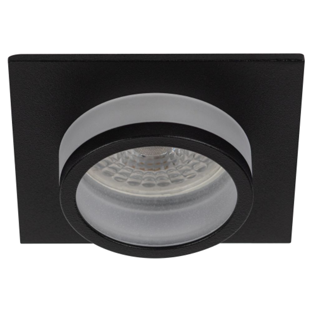 Встраиваемый светильник алюминиевый ЭРА KL88 BK MR16/GU5.3 черный