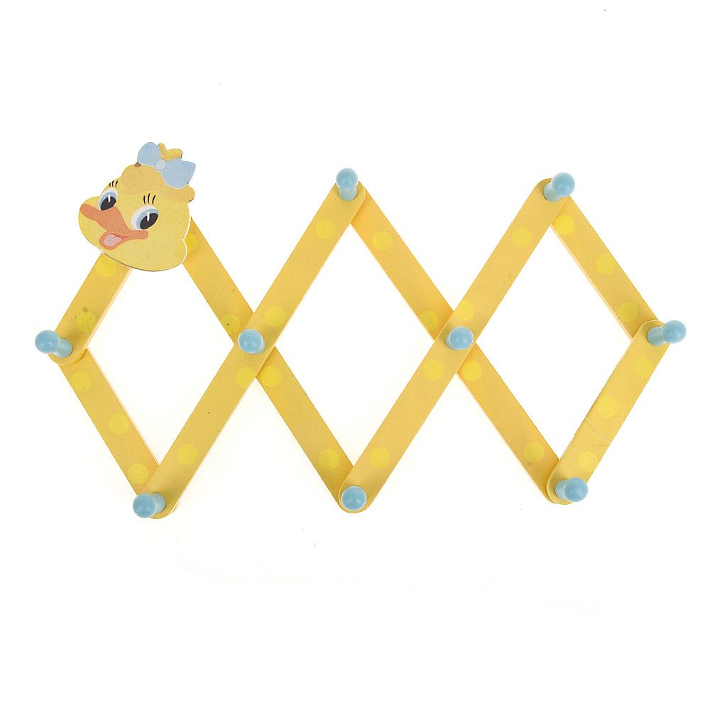 Вешалка-"гармошка" настенная (9-ть крючков) " " 30*17*4см. (4вида) (транспортная упаковка)