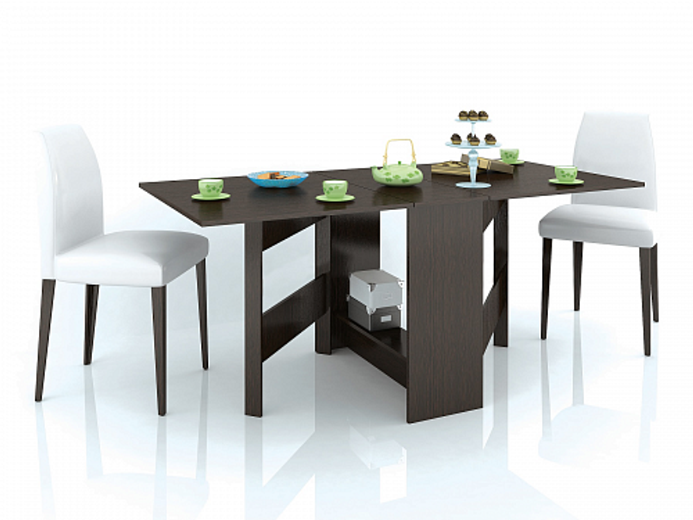 Стол кухонный раскладной, венге