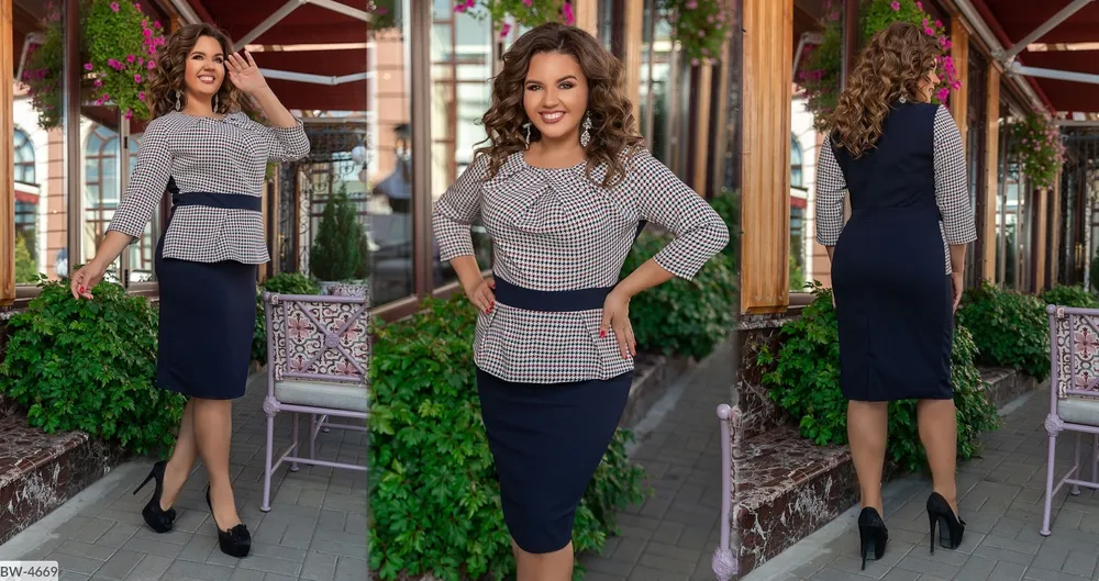 Платье BW-4669 Фабрика Моды