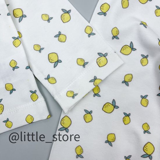 Пижама хлопковая "Лимончики"