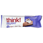 Think !, Delight Protein Bar, протеиновый батончик, шоколадный муссовый торт, 5 шт. по 34 г (1,2 унции)