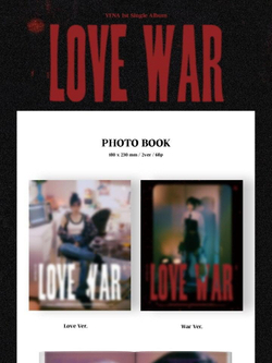 Альбом CHOI YE NA - LOVE WAR 1st Single Album 2 Version SET