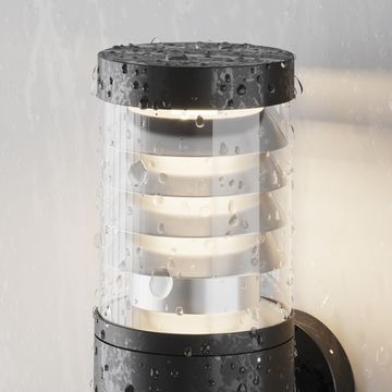 Уличный настенный светодиодный светильник 12W 3000К O439WL-L12GF3K графит Spir Maytoni