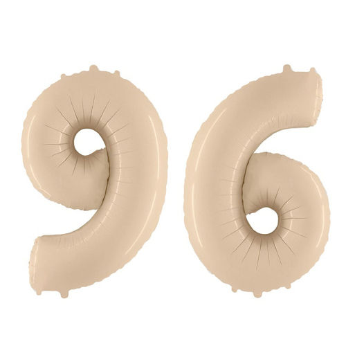 Цифра 6 кремовый 40" в упаковке Fm