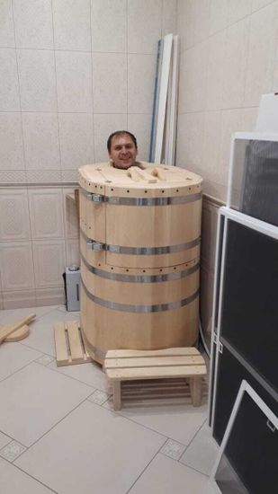 Комплект "БИЗНЕС ПРЕМИУМ" (кедровая бочка с парогенератором)