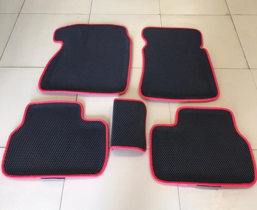 Коврики на пол /1118, 2190 Гранта/ EVA 3D c бортами серые, кант серый (ПТП64)