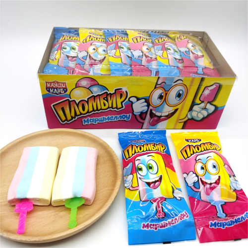 Маршмеллоу "Пломбир" 14гр*24шт*12 блоков.