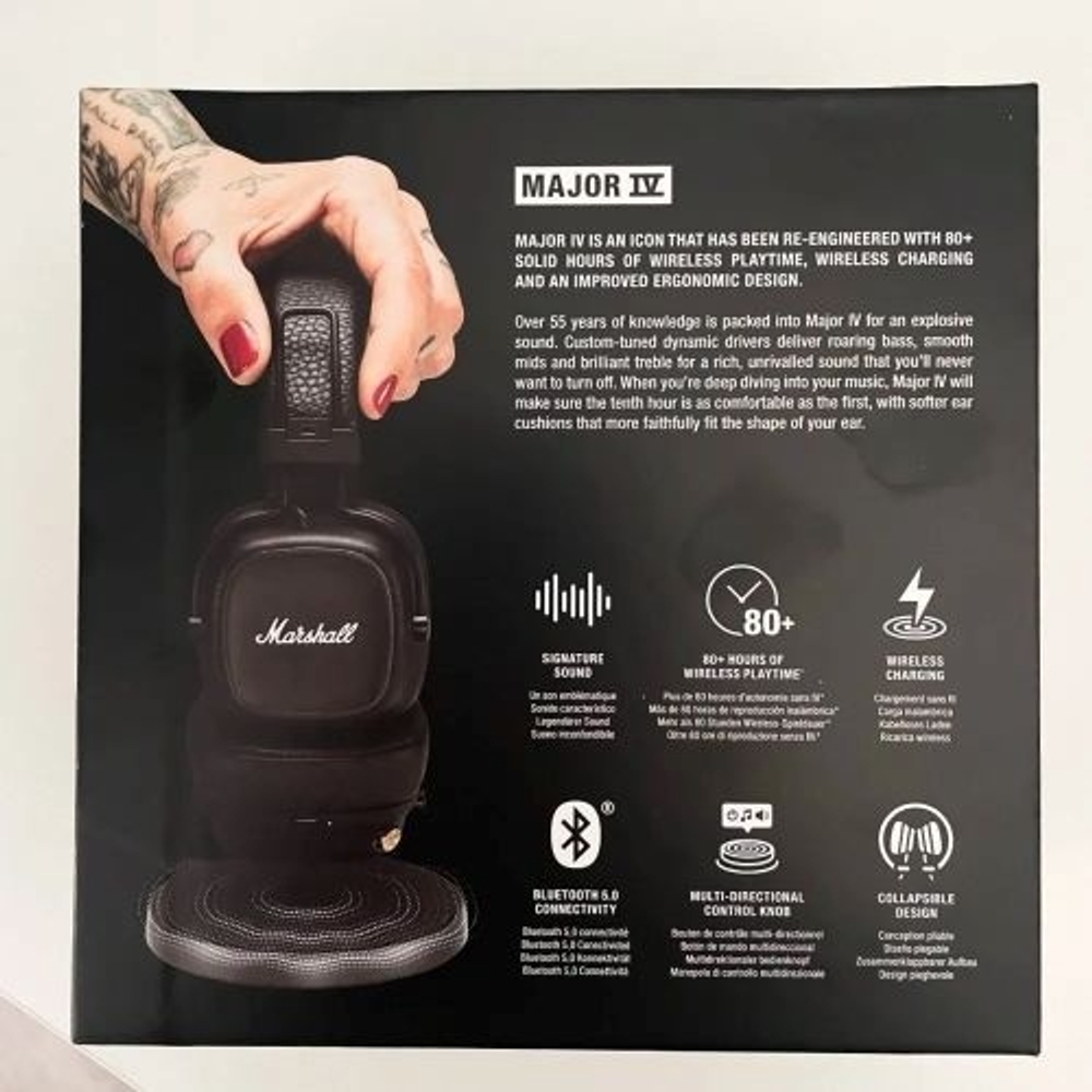 Наушники Marshall Major IV черный