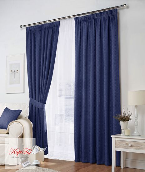 Комплект штор Тоскана (синий)