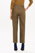 31188 Джинсы женские (оливковый джинс)