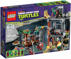 LEGO Teenage Mutant Ninja Turtles: Атака логова Черепашек 79103 — Turtle Lair Attack — Лего Черепашки-ниндзя мутанты