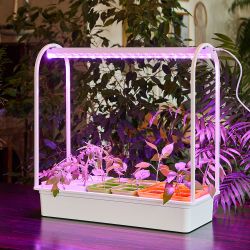 UFP-G34S WHITE 12 Подставка металлическая для светильника ULI-P 570мм. 12 кашпо в-к. белые. TM Uniel