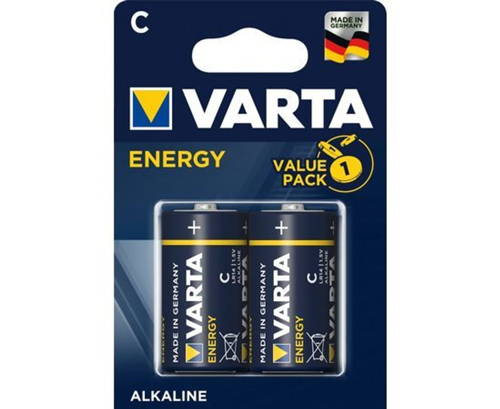 Элемент питания Varta 4114.229.412 Energy LR14/343 BL2