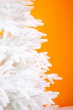 Искусственная ель «Изумрудная Белая» (Литая хвоя) 230 см / 2,3 м