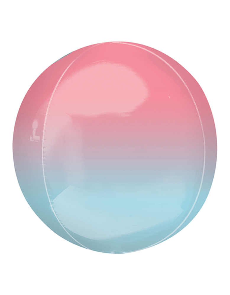 3D сфера 16&quot; розовый и голубой