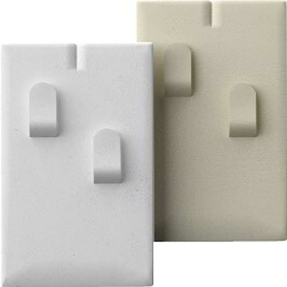 Вкладыш 13/наклонный/для 2 колец/2 вертикальных язычка/прорезь для нитки