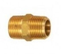 Штуцер латунный с наружными резьбами 3/8''X 1/4''(конус) Forsage F-CS-C-011