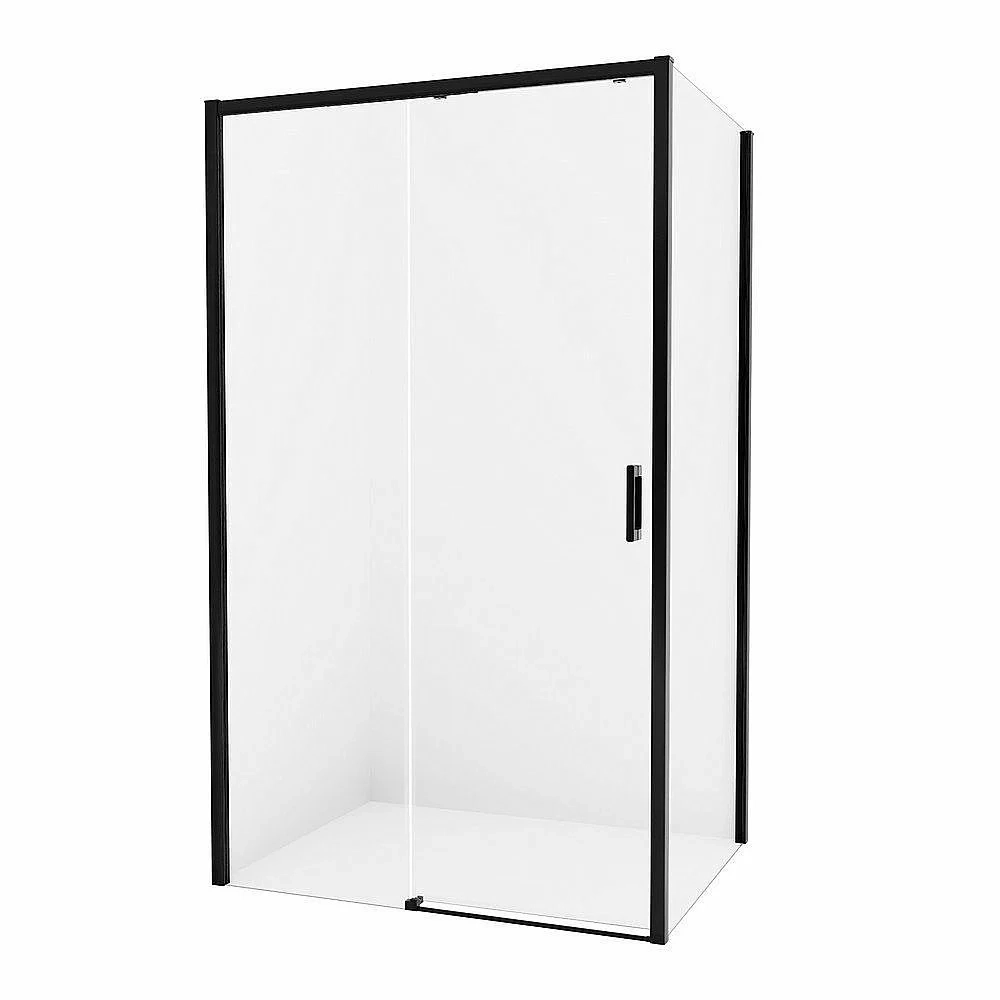 Душевой уголок NEW TRENDY PRIME BLACK 120x90 стекло прозрачное/профиль черный