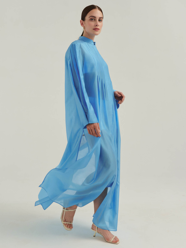 Рубашка длинная EUPHORIA голубого цвета