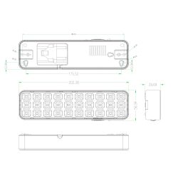 Аварийный светильник светодиодный ЭРА DBA-102-0-20 непостоянный 30LED 5ч IP20 выход