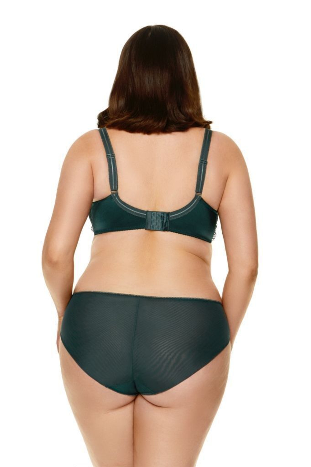 Бюстгальтер Pamela с мягкими сетчатыми чашками с вышивкой (Размер: 65G) (Цвет: черный)