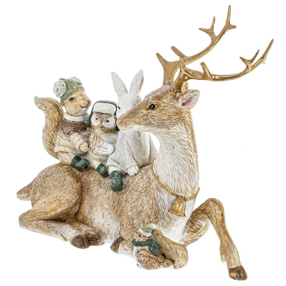 GAEM Фигурка декоративная "Олень", L19 W9 H16,5 см