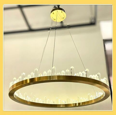 Минималистичная изящная люстра «Кварц» 9002В