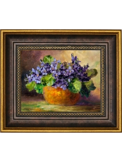 Картина настенная интерьерная в багетной раме 18*21 см