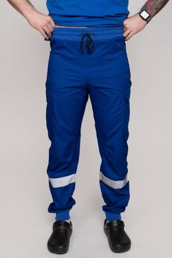 Брюки-джоггеры летние мужские Скорая помощь MedicLine цв. ВАСИЛЕК