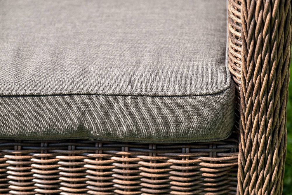 "Гляссе" лаунж-зона из искусственного ротанга, цвет коричневый