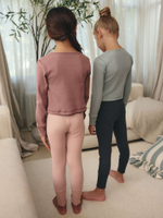 Легинсы для девочки Next B65-840, 2 шт., Розовый, Серый