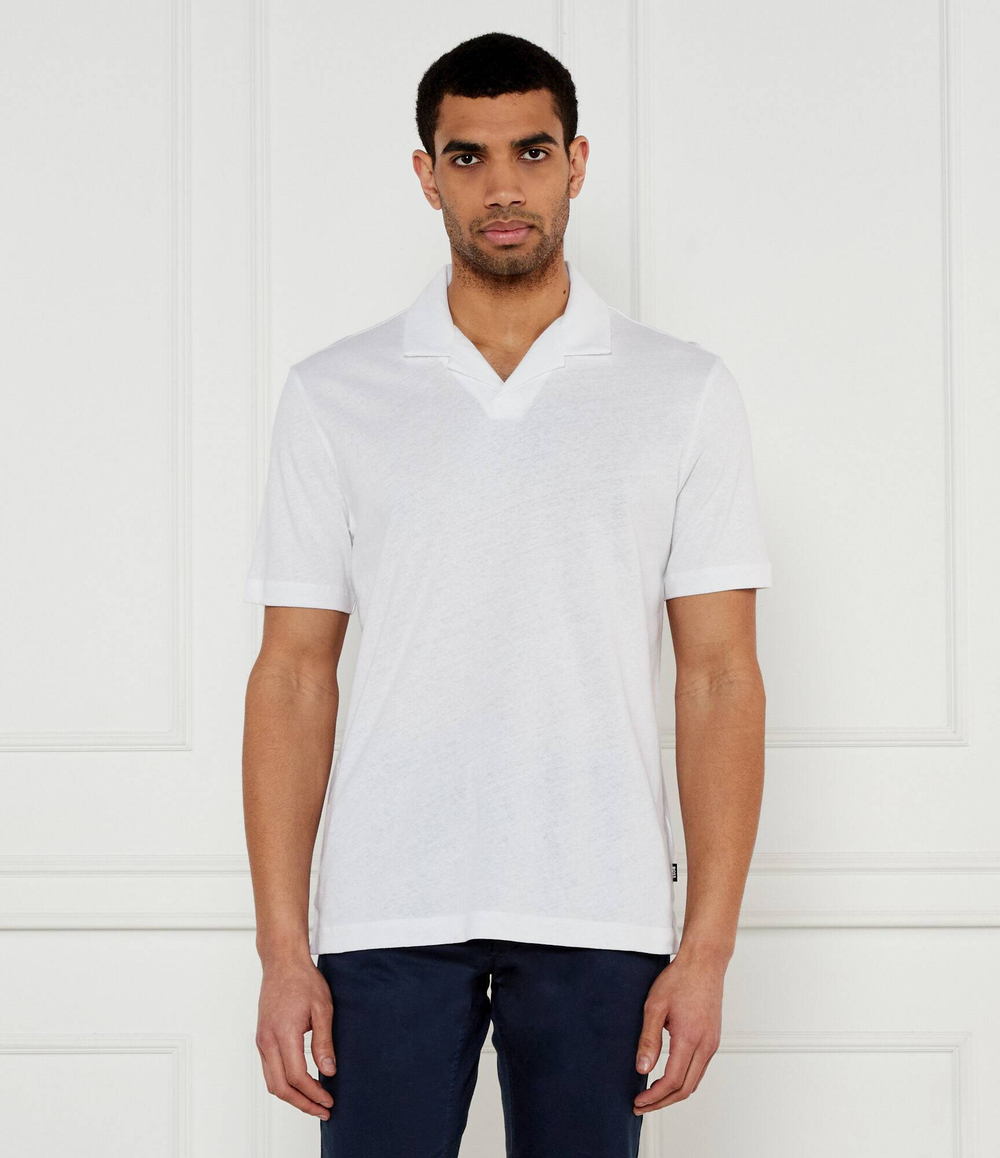 Поло H-Ponti 28 BOSS BLACK - белый(50537502)