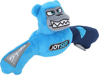 Joyser Squad mini Игрушка Медведь J-Bear для собак, с пищалкой, S/M, голубой, 19 см