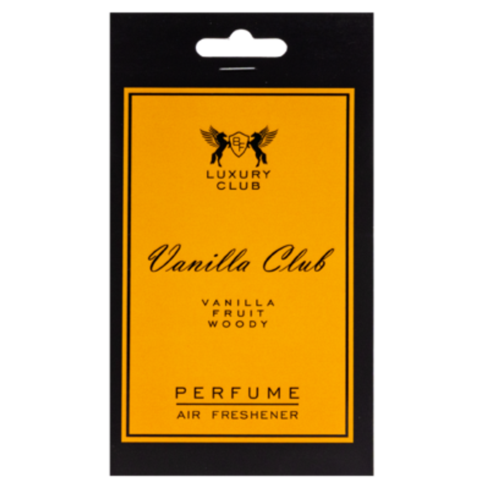 BFC13 Ароматизатор подвесной Luxury Club Vanilla (по мотивам Gold Vanilla)