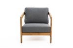 Кресло из тика Joygarden ВЕНТО, Natural Teak, серый
