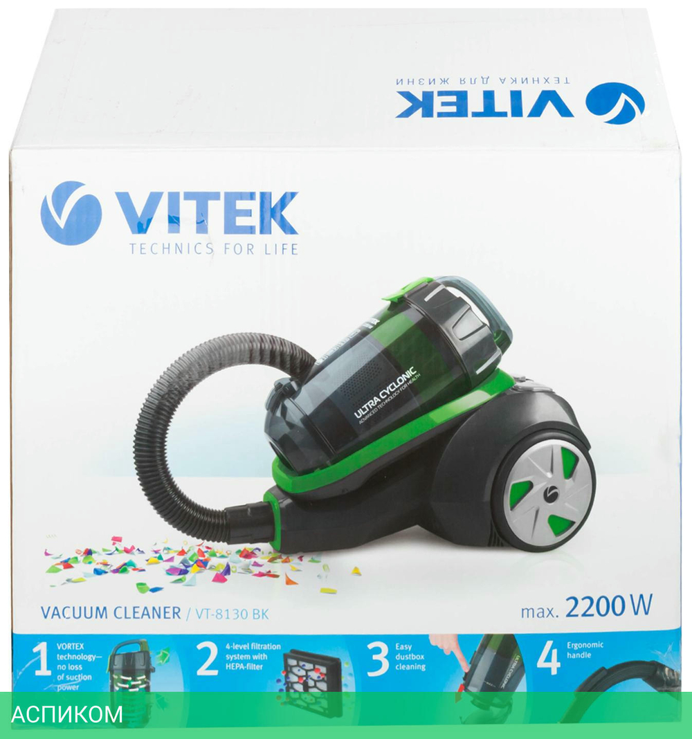 Пылесос Vitek VT-8130 BK