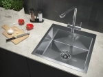 Смеситель для кухни Paulmark Skalen Sk213020-BS брашированная сталь