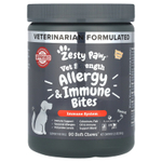 Zesty Paws, Vet Strength Allergy & Immune Bites, для собак, для всех возрастов, копченый сыр, 90 жевательных таблеток, 360 г (12,6 унции)