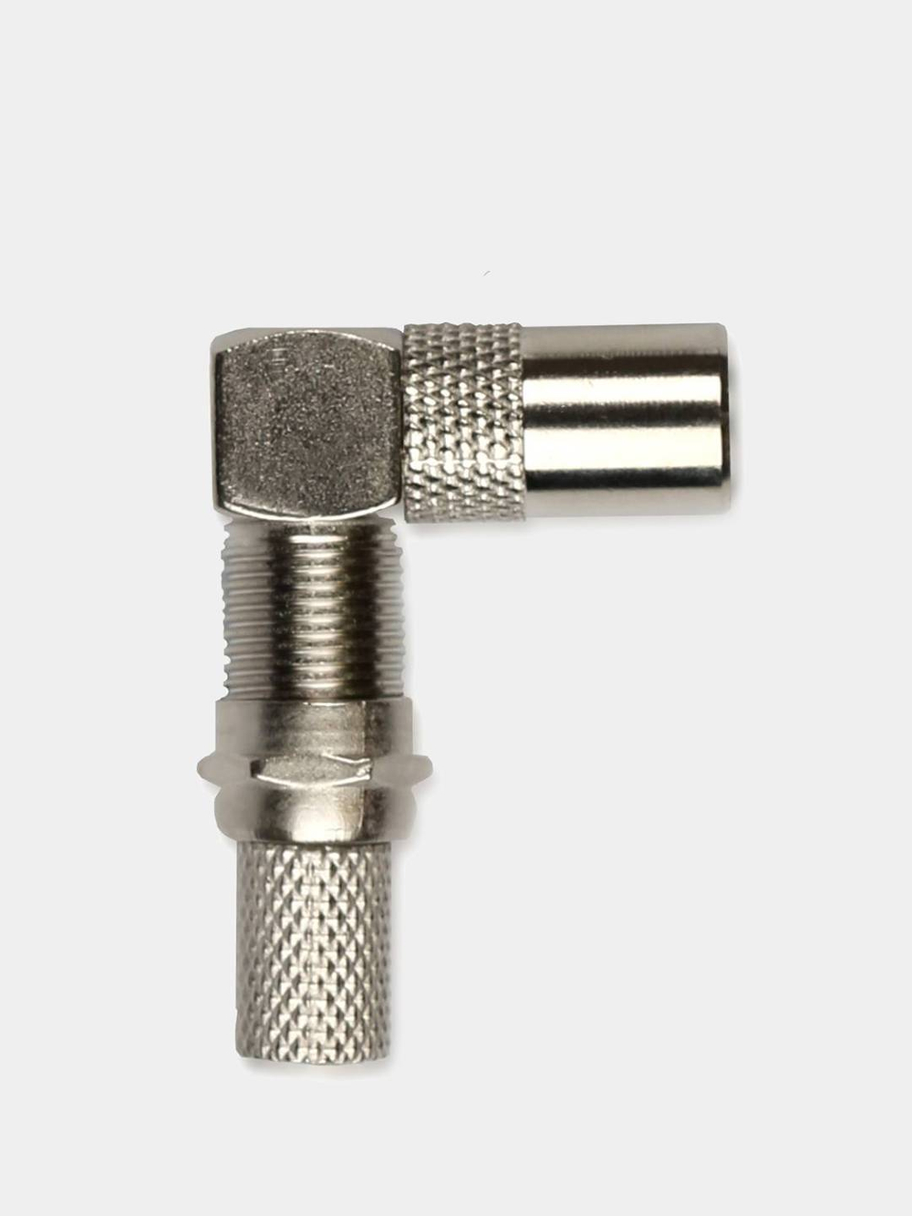 Штекер TV /железный/ угловой разъем F