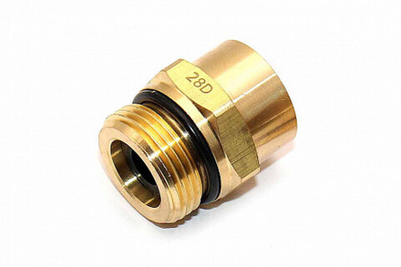 Фитинг металлический прямой М22х12 CAMOZZI 2605 12-М22х1,5-S