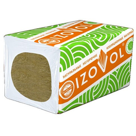 Базальтовая вата Izovol Л-35 1000х600х50 мм 8 шт (35 кг/м3; 0,48 м3; 4,8 м2)