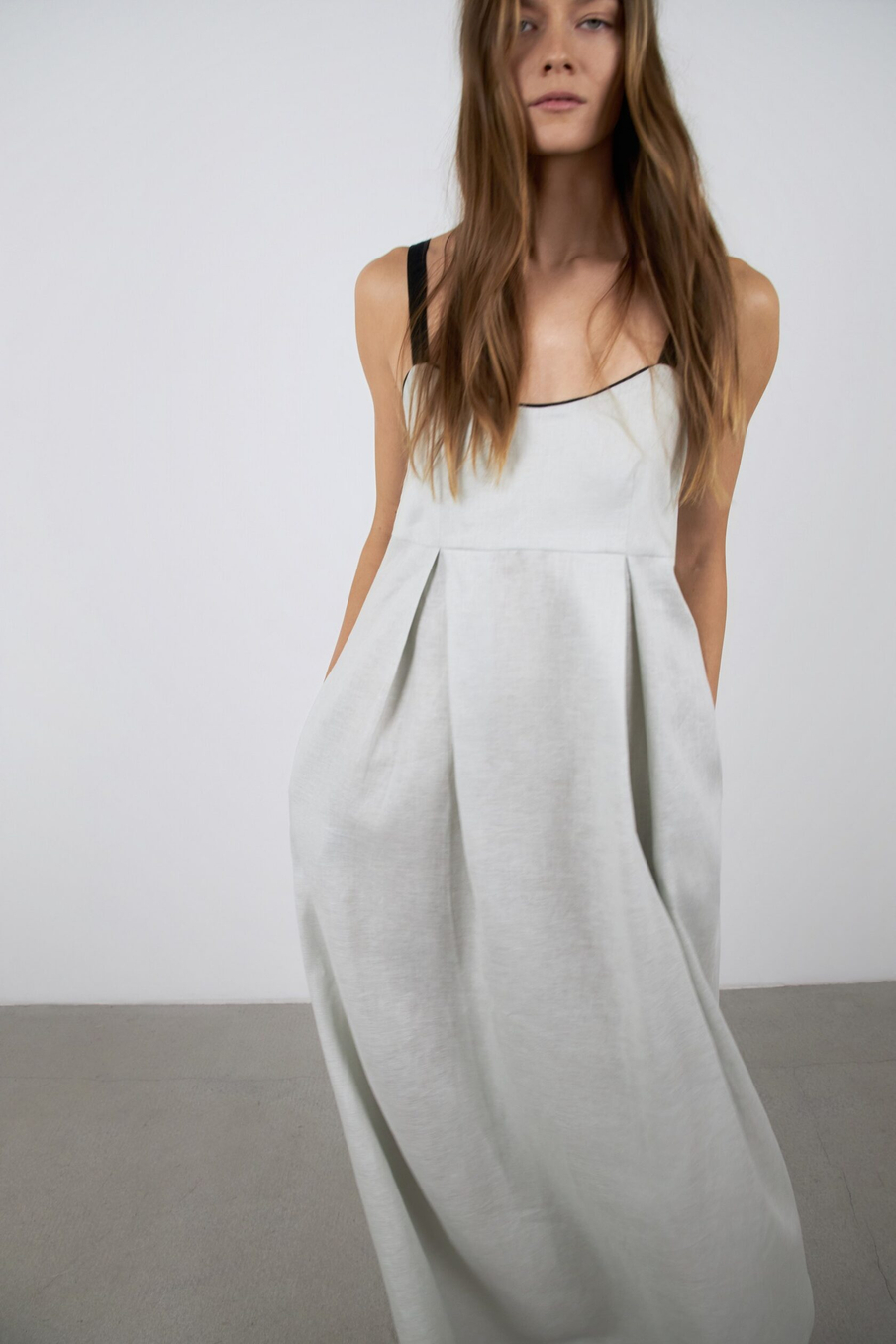 Сарафан макси льняной Аутентичный / Authentic