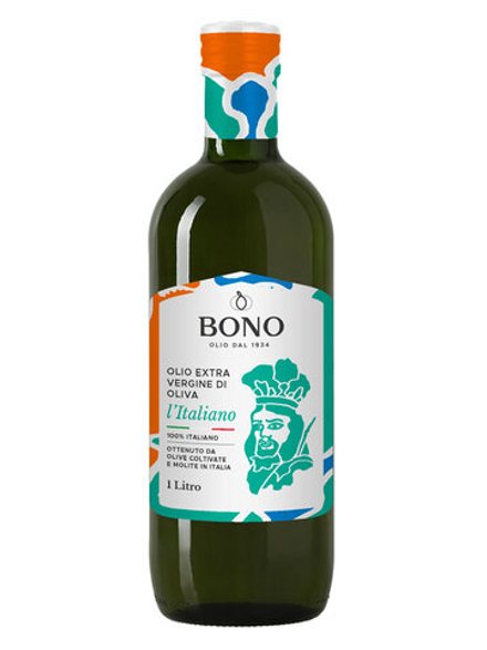 Оливковое масло фильтрованное BONO 1л Сицилия