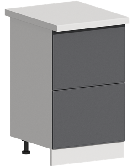 Кухня Модуль ШН2Я 500 Ликата / Графит Софт