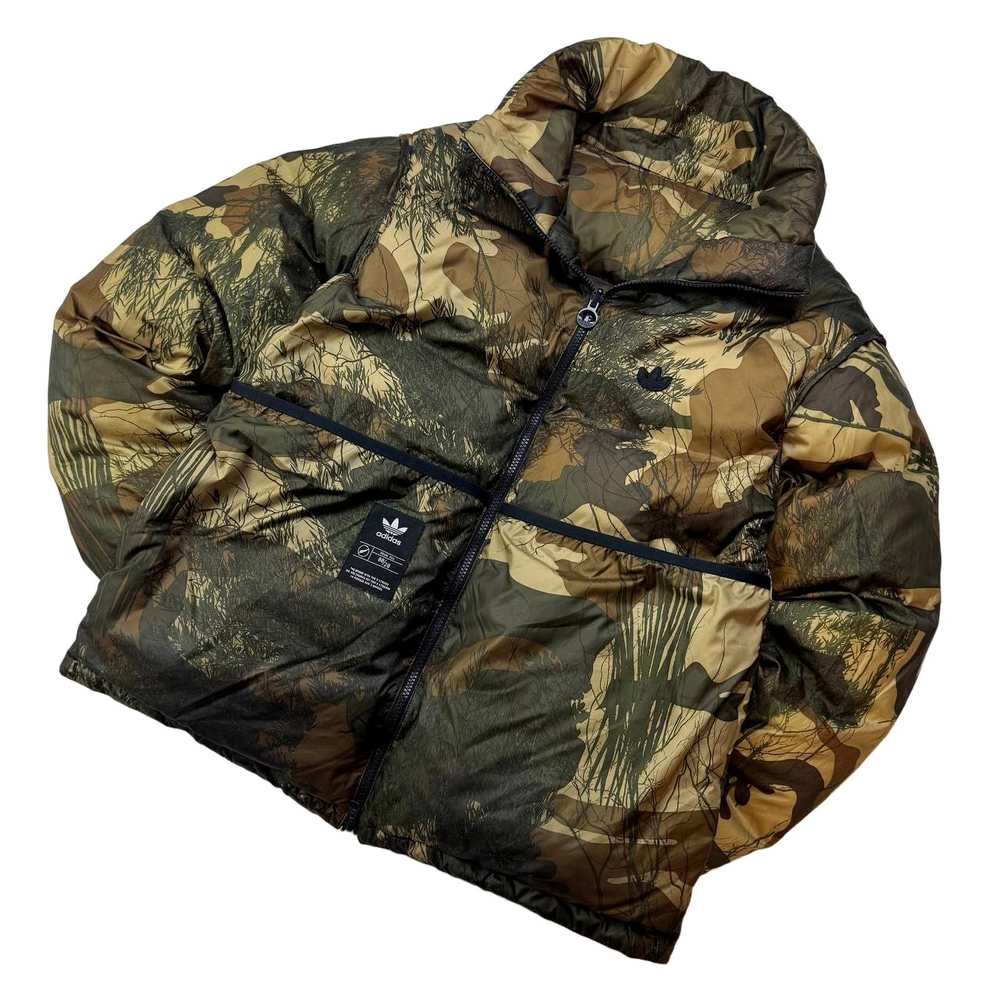 Двухсторонний пуховик Adidas Camo