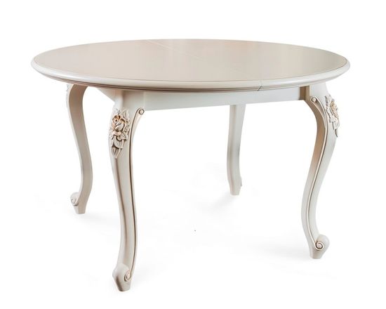 Стол обеденный МОНА ЛИЗА круглый крем