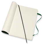 Блокнот Moleskine Classic Soft (QP617K15) Large 130х210мм 192стр. клетка мягкая обложка зеленый