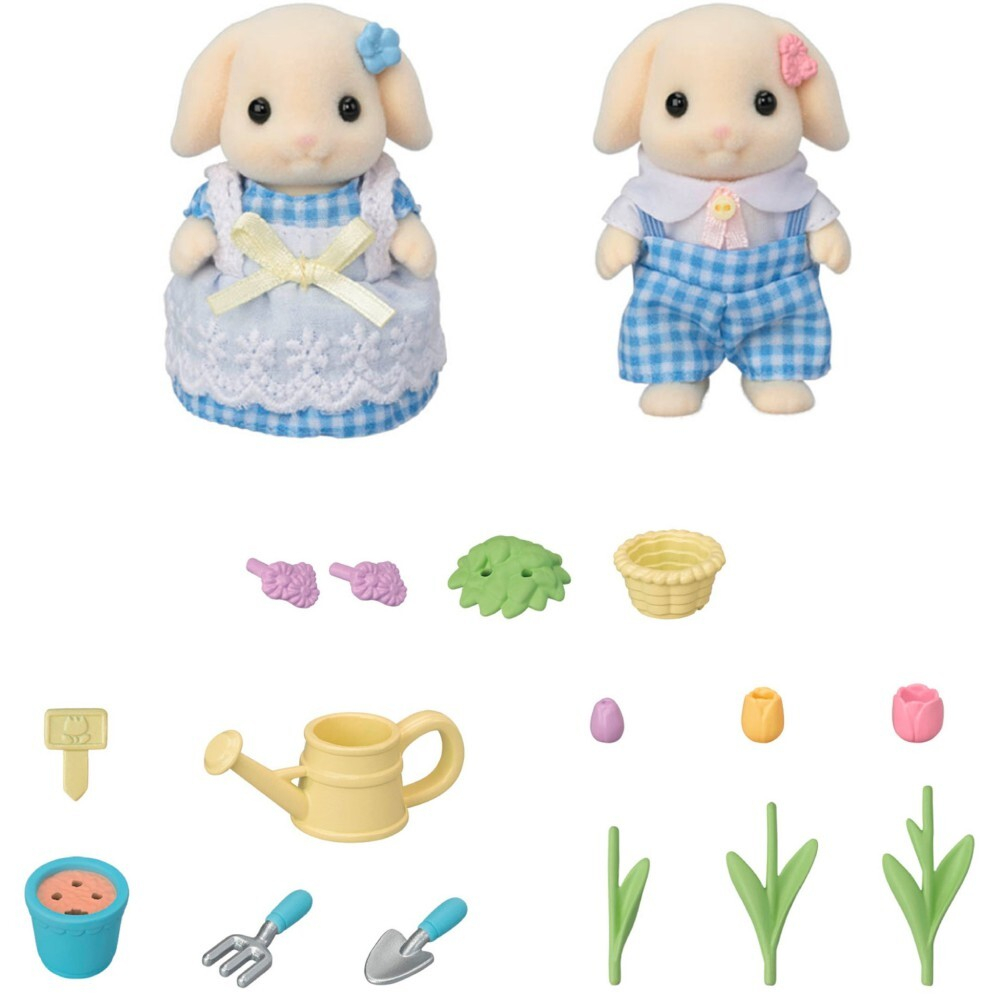 Sylvanian Families - Цветочный набор с фигурками зайчиков 5736 / артикул   5736  / GTIN 5054131057360